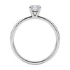 1 Carat Emerald Lab Grown IGI G/VS1 Diamond Solitaire Ring in 14K White Gold