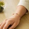 14K Yellow Gold Ruby Station Bracelet, view 5