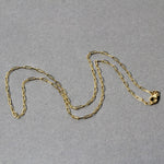 14K Yellow Gold Fine Paperclip Chain (1.50 mm), view 2