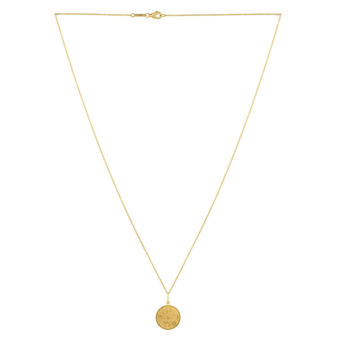 Lucky Charms Necklace in 14K Yellow Gold, view 2