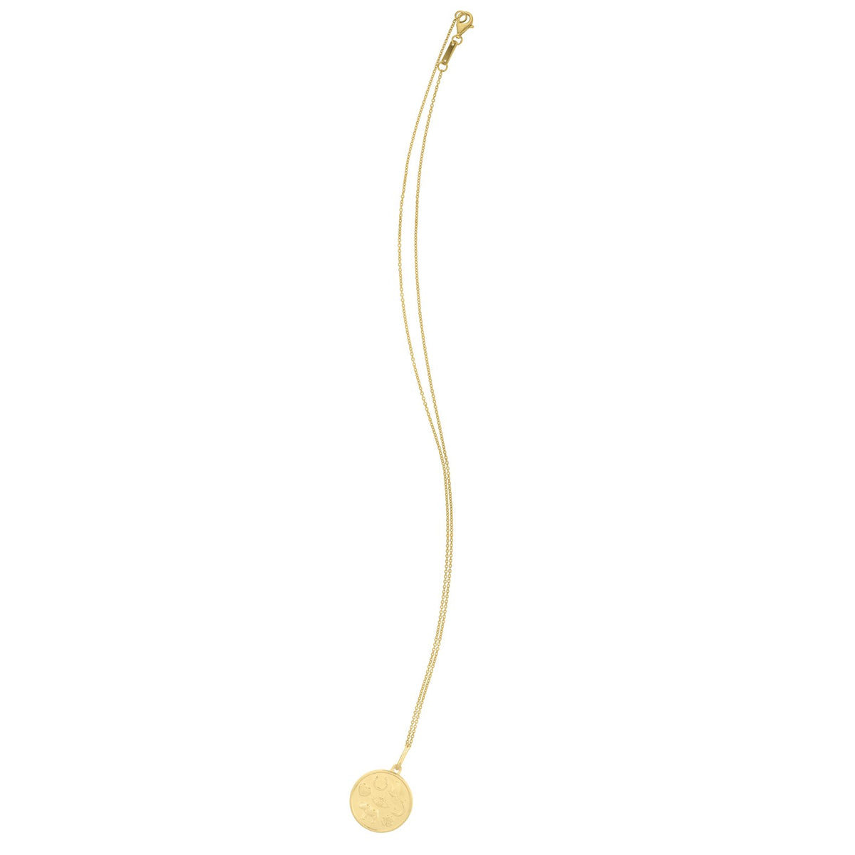 Lucky Charms Necklace in 14K Yellow Gold, view 3