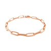 14K Rose Gold Bold Paperclip Chain Bracelet (4.20 mm), view 2