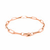 14K Rose Gold Bold Paperclip Chain Bracelet (4.20 mm), view 3