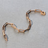 14K Rose Gold Bold Paperclip Chain Bracelet (4.20 mm), view 4
