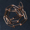 14K Rose Gold Bold Paperclip Chain Bracelet (4.20 mm), view 5