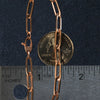 14K Rose Gold Bold Paperclip Chain Bracelet (4.20 mm), view 6
