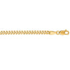 3.60mm 14K Yellow Gold Gourmette Chain