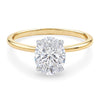 1 1/2 Carat Oval Lab Grown IGI G/VS1 Diamond Solitaire Ring in 14K Yellow Gold