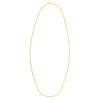 Double Extendable Cable Chain in 14k Yellow Gold (1.40 mm)