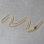 18k Yellow Gold Round Cable Link Chain (1.50 mm), view 8