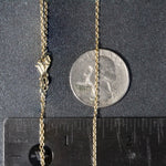 18k Yellow Gold Round Cable Link Chain (1.50 mm), view 6