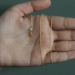18k Yellow Gold Round Cable Link Chain (1.50 mm), view 16