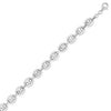Sterling Silver Rhodium Plated Puffed Mariner Chain (9.20 mm)