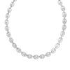 Sterling Silver Rhodium Plated Puffed Mariner Chain (9.20 mm), view 2