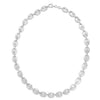 Sterling Silver Rhodium Plated Puffed Mariner Chain (9.20 mm), view 3