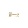2 cttw Certified IGI Lab Grown Round Diamond Earrings 14k Yellow Gold (G/VS2)