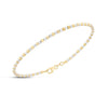14K Two Tone Gold Pallina Bead Bracelet (2.10 mm), view 2