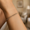 14K Two Tone Gold Pallina Bead Bracelet (2.10 mm), view 4