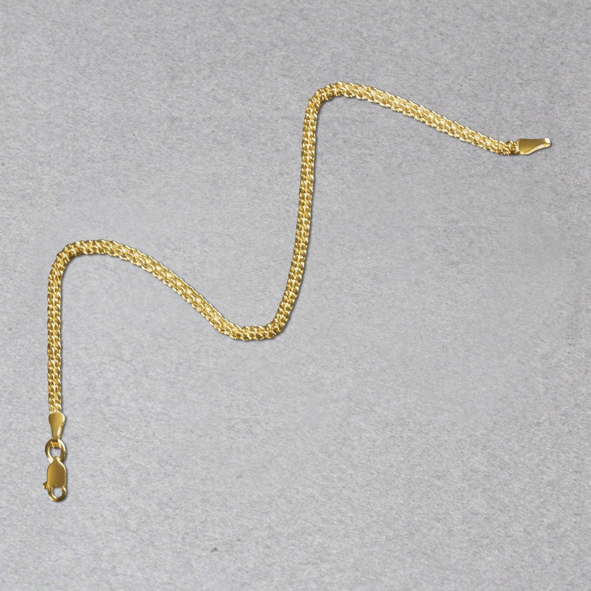 14K Yellow Gold Bismark Bracelet (2.50 mm), view 3