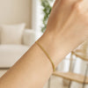 14K Yellow Gold Bismark Bracelet (2.50 mm), view 6