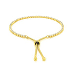 Adjustable Tennis Style Bracelet with Cubic Zirconia in Sterling Silver (5.10 mm), view 3