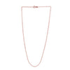 Adjustable Cable Chain in 14k Rose Gold (0.97 mm)