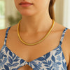 14K Yellow Gold Lite Oval Snake Chain (6.50 mm)