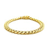 10K Yellow Gold Semi Solid Miami Cuban Bracelet (7.20 mm), view 2
