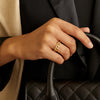 14K Yellow Gold Curb Ring, view 4