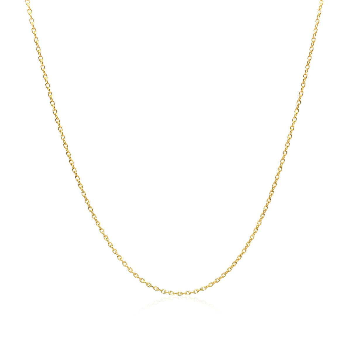 Adjustable Cable Chain in 14k Yellow Gold (0.97 mm) (Style 21953)