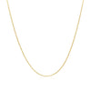 Adjustable Cable Chain in 14k Yellow Gold (0.97 mm)