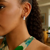 Sterling Silver Round Hoop Earrings with Timeless Design