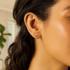 14k Yellow Gold Scorpio Stud Earrings