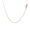 14k Rose Gold Classic Box Chain (0.45 mm)