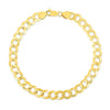 10k Yellow Gold Curb Bracelet (7.00 mm)