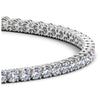 Lab Grown Round Diamond Tennis Bracelet in 14K White Gold (4 cctw F/G VS2/SI1), view 2