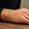 10K Yellow Gold Semi Solid Miami Cuban Bracelet (5.00 mm), view 4
