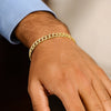 10K Yellow Gold Semi Solid Miami Cuban Bracelet (5.00 mm), view 5