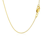 14k Yellow Gold Classic Box Chain (0.45 mm) (Style 75284), view 6