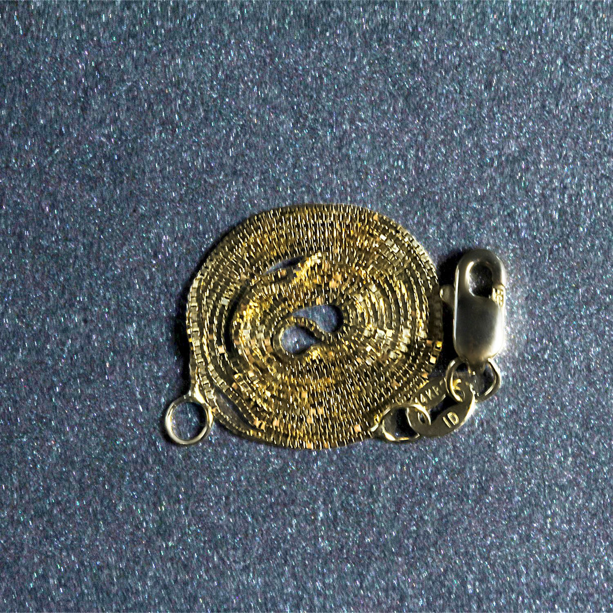 14k Yellow Gold Classic Box Chain (0.45 mm) (Style 75284), view 15