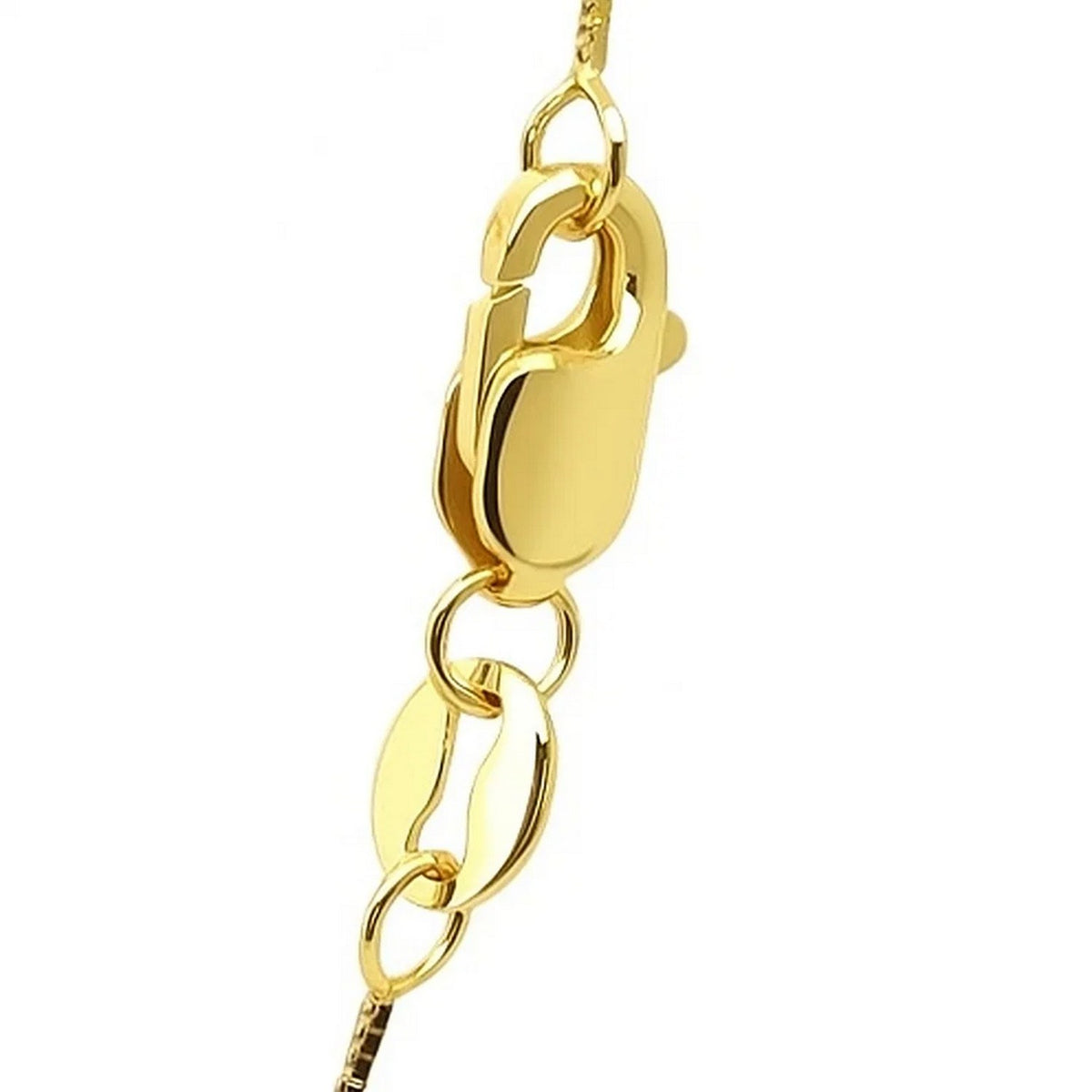 14k Yellow Gold Classic Box Chain (0.45 mm) (Style 75284), view 3
