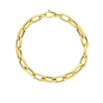 14K Yellow Gold French Cable Link Bracelet (6.00 mm), view 2