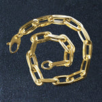 14K Yellow Gold French Cable Link Bracelet (6.00 mm), view 6