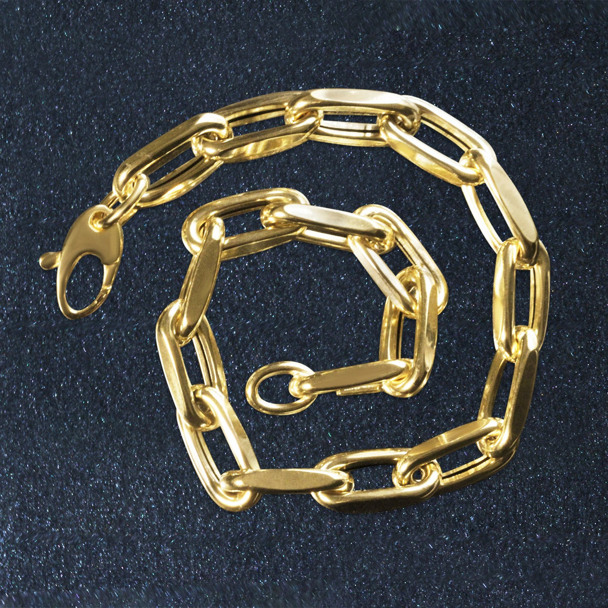 14K Yellow Gold French Cable Link Bracelet (6.00 mm), view 6