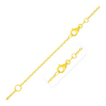 Extendable Cable Chain in 14k Yellow Gold (1.20 mm), view 2