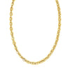 14K Yellow Gold Mirror Rolo Link Chain Necklace (7.30 mm)