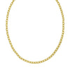 Sterling Silver Gold Plated French Cable Chain (5.00 mm), view 2