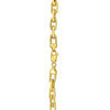 Sterling Silver Gold Plated French Cable Chain (5.00 mm), view 4