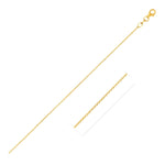 Double Extendable Cable Chain in 14k Yellow Gold (1.00 mm), view 2