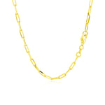 14K Yellow Gold Paperclip Chain (2.50 mm), view 14
